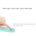 thumbnail image 4 of CNKOO Portable adjustable Brightness LED Book Reading Light Mini USB Rechargeable Bookmark Light  Gifts for children White/Warm, 4 of 6