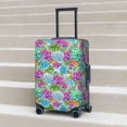 thumbnail image 2 of Lsque Succulents Printed Luggage Cover, Travel Luggage Protector,Scratch and Dirt Resistant, Fits 18-32 Inch Luggage - Large, 2 of 9