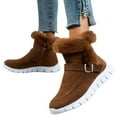 thumbnail image 5 of 2024 Snow Women Boots Soft Women's Boots Platform Ladies Shoes Fur Keep Warm Boots Ladies New Plus Size Botas Mujer Winter Shoes (black,43), 5 of 6