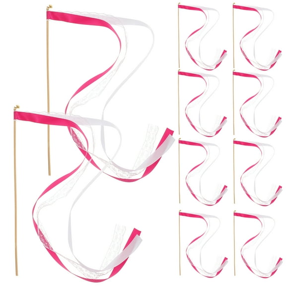 CIMAXIC Rubans de Mariage 10 Pcs Rubans de Fée, 23.62"X0.59 Pouces(LxW)