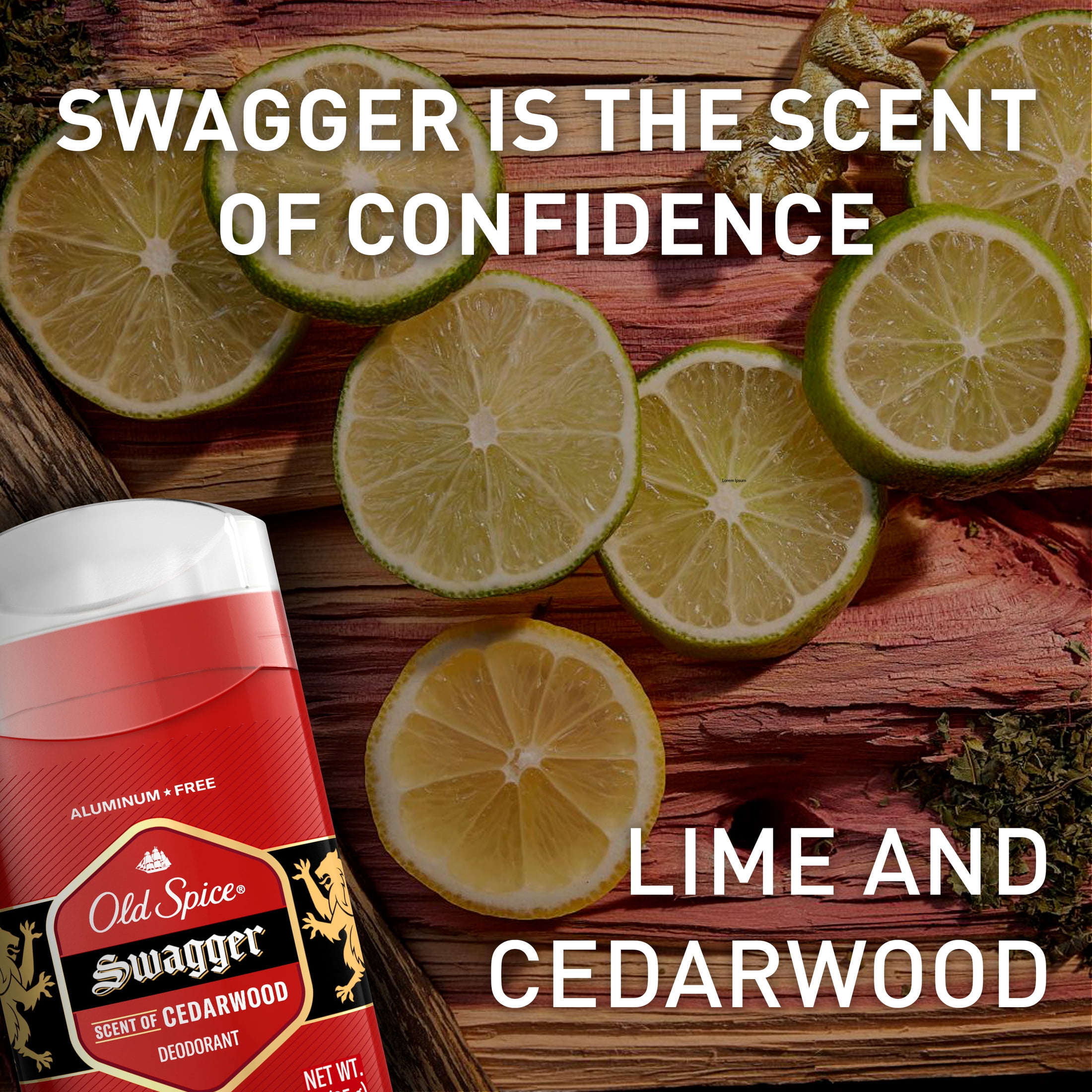 Old Spice Men's Deodorant Aluminum-Free Swagger, 11.4oz, 3 Pack