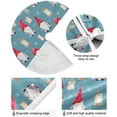 thumbnail image 2 of FMSHPON Watercolor Scandinavian Gnomes Xmas Christmas Tree Skirt Stand Mat for Holiday Party Decoration Indoor Outdoor 36 inches, 2 of 6