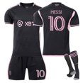 thumbnail image 1 of Fútbol para jóvenes y niños Messi No. 10 camiseta para niños traje de camiseta uniforme de fútbol camiseta de fútbol pantalones cortos traje regalo para fanáticos camiseta-22, 1 of 3