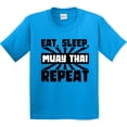 thumbnail image 3 of Inktastic Eat, Sleep, Muay Thai, Repeat Youth T-Shirt, 3 of 5