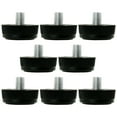 thumbnail image 1 of Unique Bargains M8 x 10 x 30mm Leveling Feet Adjustable Leveler Cover for Office Sofa Leg 8pcs, 1 of 7
