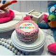 thumbnail image 6 of DEZICAKES Lot of 6  Crispy Vanilla Pink Dog Birthday Cakes- Edible Puppy Party Crispy Vanilla Rice Cakes-  Boxed, Iced and Decorated, 6 of 11