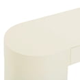 thumbnail image 2 of Mira Cream High Gloss Console Table, 2 of 9