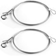 thumbnail image 1 of FrostHike 2Pcs Adjustable Picture Hanging Wire. Mirror Frame Kit Heavy Duty Stainless Steel Wire Rope 6.5ft/2m for Mirror Hanging Hardware/Light Lamp/Billboards/Basket/Flowerpot Hold Up to 44lb/20kg, 1 of 5