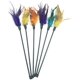 thumbnail image 3 of Cat Wand Toys, 6 PCS Interactive Cat Teaser Wand Cat Feather Toys, 3 of 5