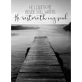 thumbnail image 2 of Allen, Kimberly 11x14 White Modern Wood Framed Museum Art Print Titled - He Leadeth Me, 2 of 4