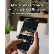 eufy Security Floodlight Camera E30, Security Camera Outdoor, 360° Pan and Tilt, AI Detection and Tracking, 2K Video, 2.4GHz Wi-Fi, 2,000 Lumens, Custom Voice and Light Alerts, 24/7 Recording