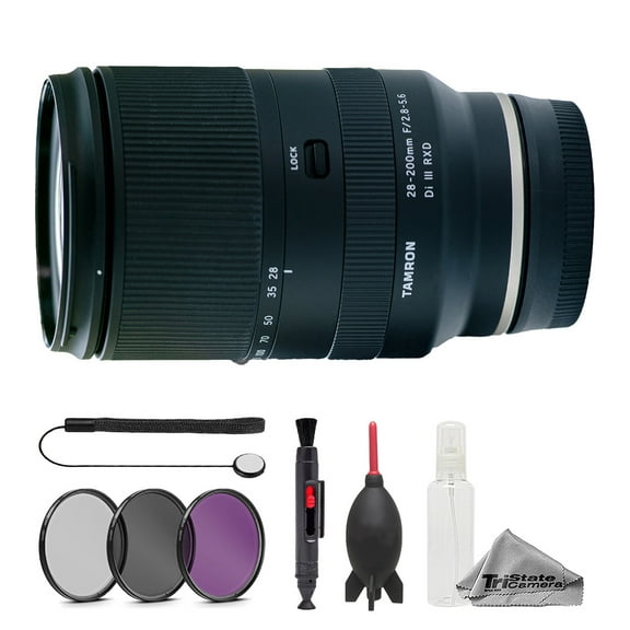 Tamron 28-200mm f/2.8-5.6 Di III RXD Lens - 7pc Essentials Bundle (International Version)