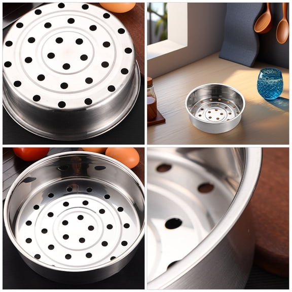 Luxshiny 2-Pack Stainless Steel Vegetable Steamer Basket Insert for Pots, , , and Wear-Resistant Kitchen Accessory