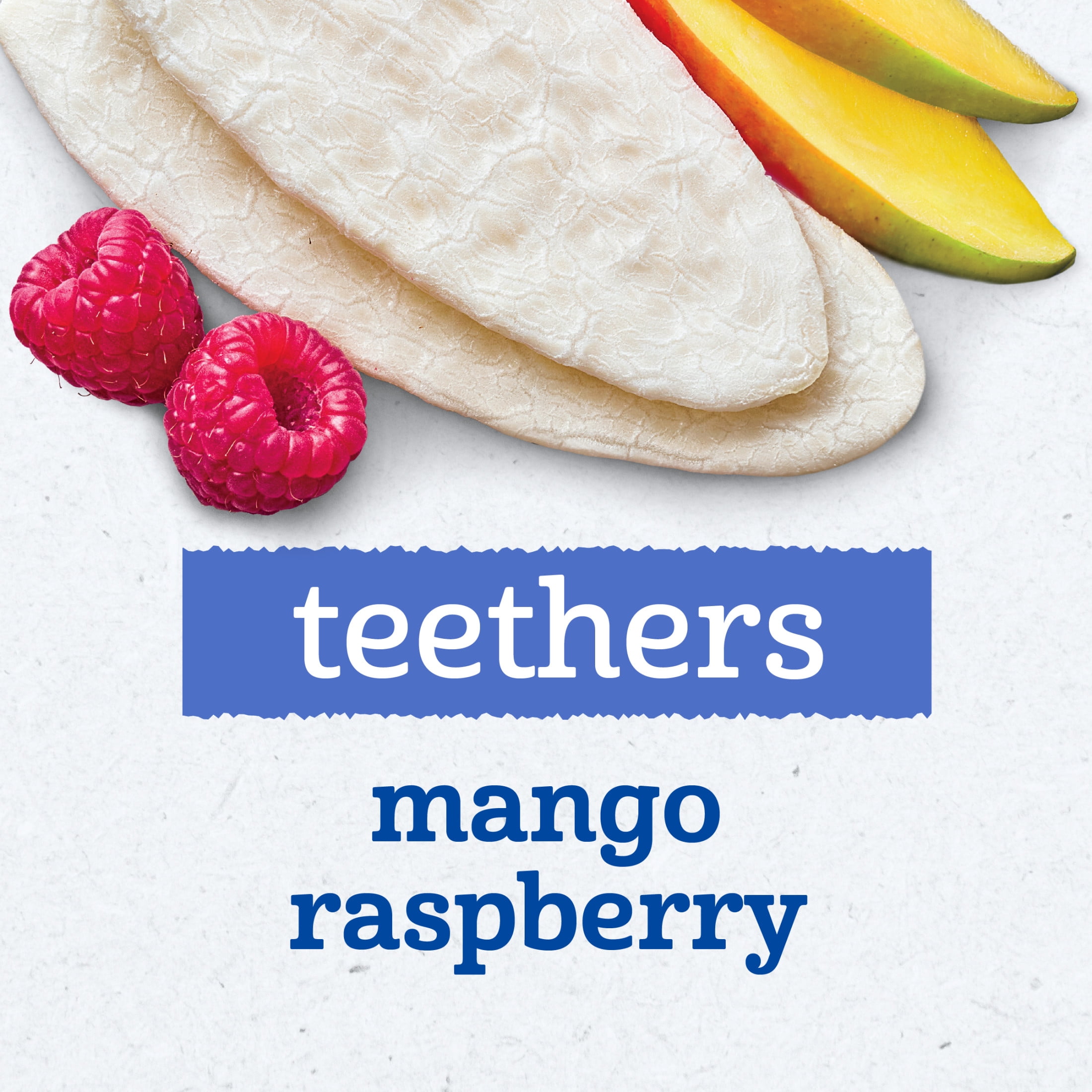(2 pack) Gerber Snacks for Baby Teethers, Mango Raspberry, 1.7 oz Box (12 Pack)