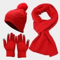 thumbnail image 6 of LowProfile Beanie Hat Winter Men Women Warm Knitted Adult Windproof Cycling Skiing Knit Scarf Gloves Sets Cap Hats, 6 of 6