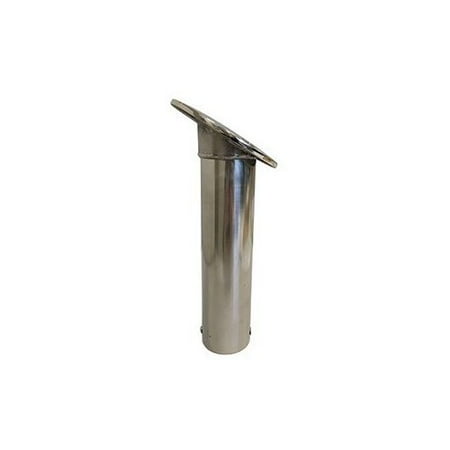 - Tigress 77273 Economy Stainless Steel Gunnel Mount Rod Holder- 30°