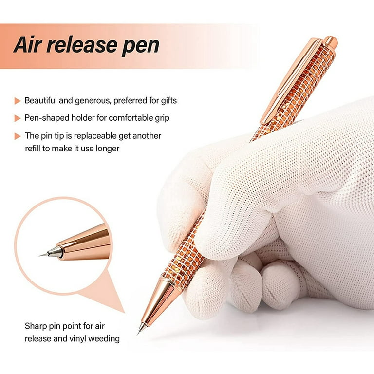 2 Pcs Air Release Weeding Tool Pin Pen Weeding Pen for Vinyl