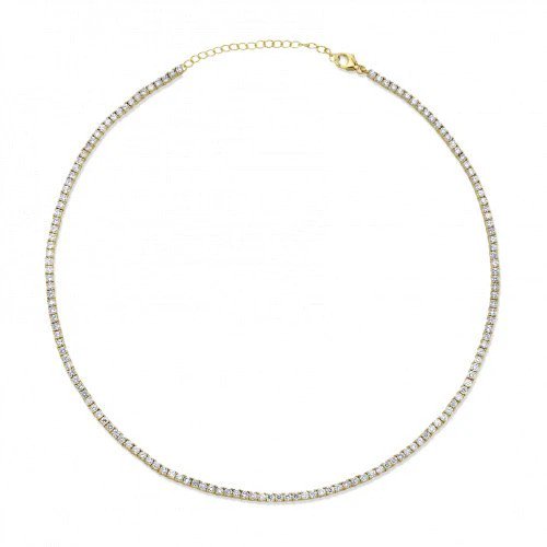 Gold Tennis Necklace