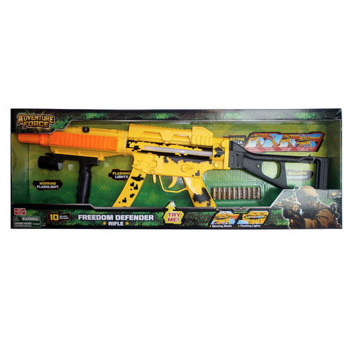 Adventure Force Freedom Defender Rifle with Ejecting Bullets - Walmart ...