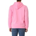thumbnail image 3 of Unique Bargains Men's Plush Lined Pullover Hoodie Sweatshirts with Pocket S Pink, 3 of 6