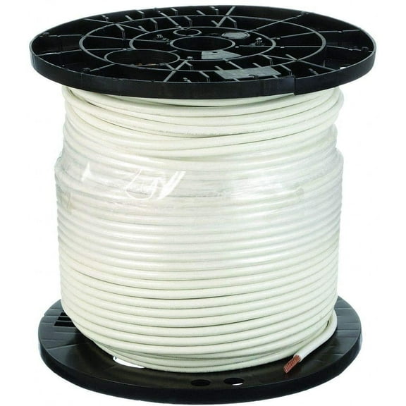 Southwire Building Wire Stranded Copper 6 Ga, 1 Conductor 60 Amp 600 V 90 Deg C 500 ' White