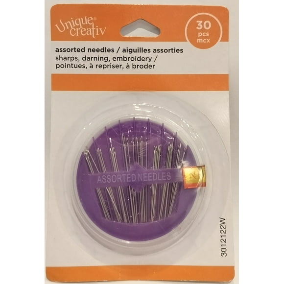 UNIQUE CREATIV Hand Needle Compact — Assorted Hand‑Sewing Needles