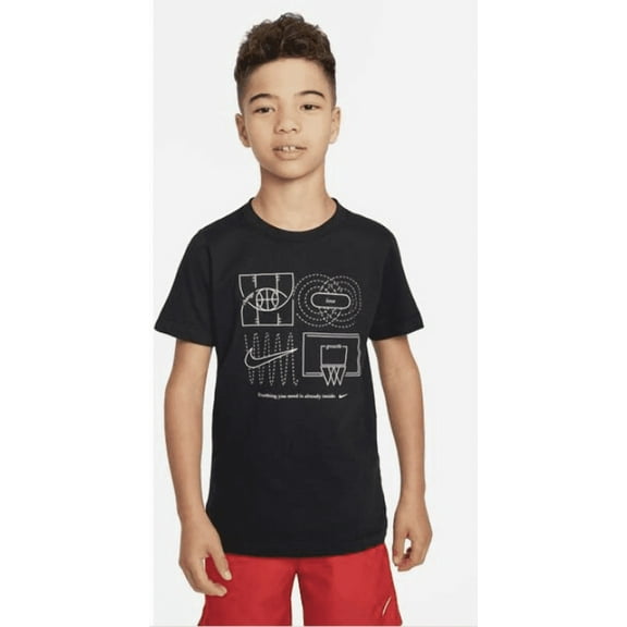 Nike Big Kids Sportswear Culture of Basketball Relaxed-Fit Printed T-Shirt