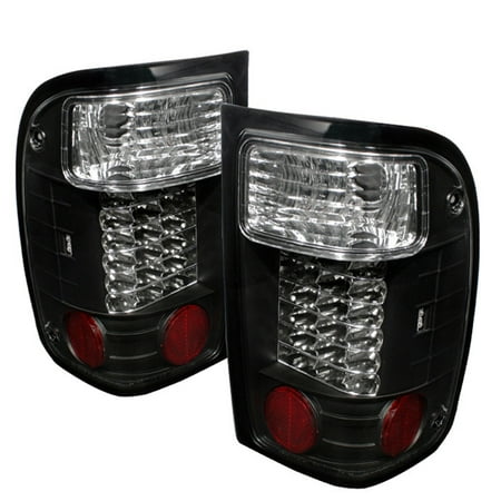 Sonar Led Tail Lights Black 93 97 Ford Ranger