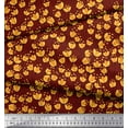 thumbnail image 3 of Soimoi Red Velvet Fabric Asiatic Lily Floral Print Sewing Fabric Yard 58 Inch Wide, 3 of 3