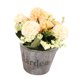 thumbnail image 4 of Vivid Flores Artificiales Nupciales Wedding Party Home Table Decor Redondo marrón DYNWAVEMX Flores artificiales, 4 of 6