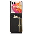 thumbnail image 4 of Allytechgroup Wallet Case for Motorola Moto Razr 2024, Premium PU Leather Slim Fit Cards Holder Shockproof Protective Anti-Scratch Lightweight Phone Case for Moto Razr 2024, Black, 4 of 5