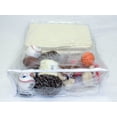thumbnail image 5 of 4-Pack Heavy Duty Vinyl Zippered Closet Storage Bags (Clear) for Sweaters, Blankets, Comforters, Bedding Sets and Much More! (15" x 18" x 6") 7 Gallon, 5 of 5