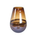 thumbnail image 1 of Sagebrook Home Glass, Vase Ovale de 11 Po Fait Main, Brun, 1 of 1
