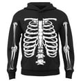 thumbnail image 4 of ANINEO Men's Fashion Outfits Sets Suits Graphic Hooded Sweatshirt Pants Sets Halloween Skeleton Stylish Comfortable Tracksuits Sweatsuit Men Party Celebrations Casual Wear Cozy Clothes Sets, 4 of 5