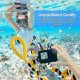 thumbnail image 2 of 2 Pack, Underwater Camera Waterproof Floating Belt, Universal Floating Wrist Strap Hand Grip Lanyard, Compatible With Gopro, Nikon, Etc., Yellow, 2 of 5