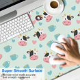 thumbnail image 2 of Long Mouse Pads for Desk,Green Cow Coffee Pattern Desk Mats on Top Of Desks, Desk Mouse Pad Extra Large with 3mm Non-Slip Base and Stitched Edge for Gaming,Office,Work,Home 47.3"x23.6", 2 of 6