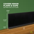 thumbnail image 3 of M-D Building Products 75598 2-1/2 in. x 48 in. Black Vinyl Wall Base, 3 of 8