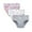 E, variant on 3-Pack Little Girls Cotton Underwear Briefs, SILVERCELL Big Girls Padded Panties Undies, 4-10T
