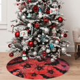 thumbnail image 5 of Yiaed Bats And Spiders Print Christmas Tree Skirt , Tree SkirtsTree Mat for Christmas Winter Holiday Indoor Decorations-48", 5 of 7
