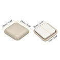 thumbnail image 2 of Uxcell Furniture Sliders Plastic Self-adhesive Square Sliding Pads Chair Glides for Carpeted Grey 0.98" 8Pcs, 2 of 6