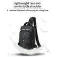 thumbnail image 7 of Meitianfacai Sling Bag Mens Crossbody Bag, Chest Bag Sling Backpack with USB Charging Port for Walking Hiking Black, 7 of 7