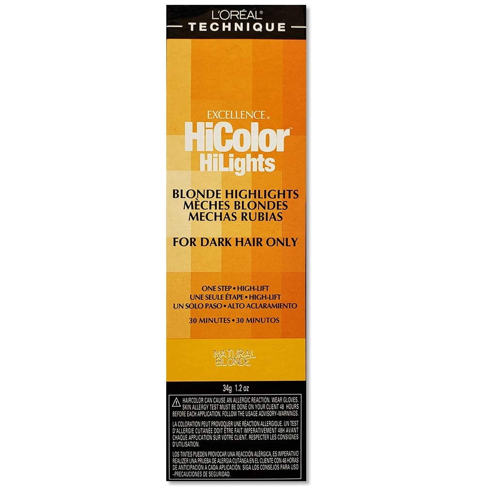 loreal hicolor blonde for dark hair