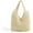 Beige, variant on Hand-woven Soft Large Straw Shoulder Bag Boho Straw Handle Tote Retro Summer Beach Bag Rattan Handbag