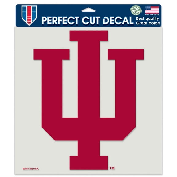 Indiana Hoosiers Die-Cut Decal - 8"x8" Color