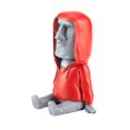thumbnail image 2 of Escultura creativa adorno de oficina en casa Estatua Retro de resina coleccionable para escritorio comedor estudio Rojo Perfecl Estatua de la cabeza, 2 of 8