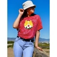 thumbnail image 2 of Cute Smiling Corgi Donut Tie Dye Crystal Women -Image by Shutterstock, Female Large, 2 of 4