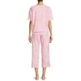 thumbnail image 3 of Secret Treasures Women's and Women's Plus Sleep Top and Pants, 2-Piece, 3 of 5