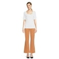 thumbnail image 4 of Self Esteem Juniors Flare Leg Velvet Pants, 4 of 5