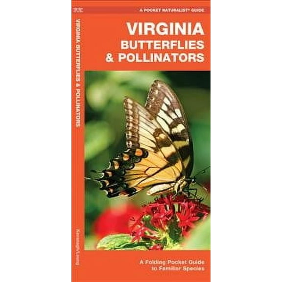 Virginia Butterflies & Pollinators : A Folding Pocket Guide to Familiar Species