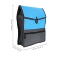 thumbnail image 2 of CIMAXIC Letter Storage Bag File Bag PP Canvas Waterproof Business People 1Pcs, 2 of 8